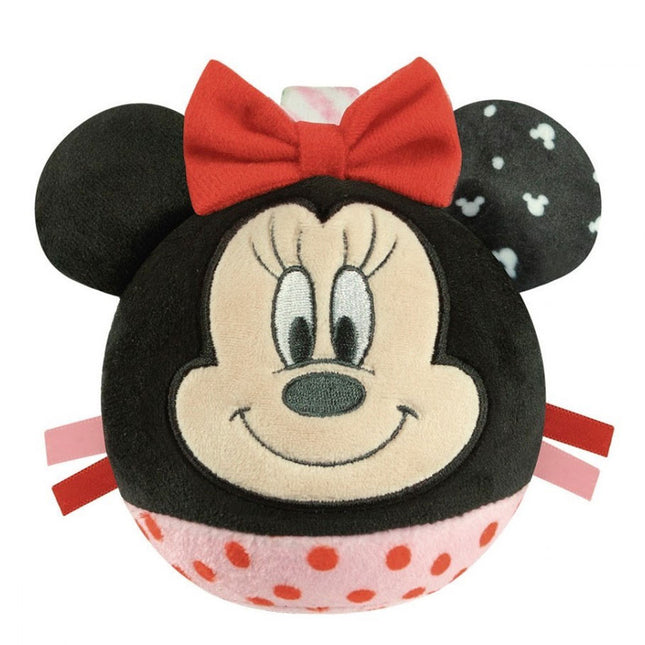 Disney Minnie Round plüss labdafigura, baba csörgő Clementoni