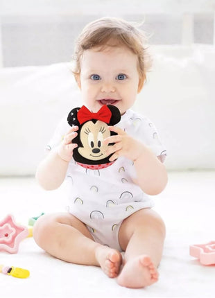 Disney Minnie Round plüss labdafigura, baba csörgő Clementoni