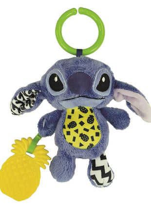 Disney Lilo és Stitch, A csillagkutya Ananas plüss figura és rágóka Clementoni
