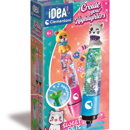 Színes Sweet Pets szövegkiemelő készlet Clementoni