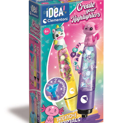 Színes Trendy Animals szövegkiemelő készlet Clementoni