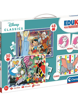 Disney Classics Magical 4 az 1-ben játékgyűjtemény Clementoni
