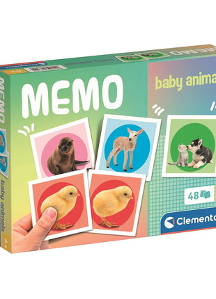 Állatos Baby memóriajáték 48 db-os Clementoni