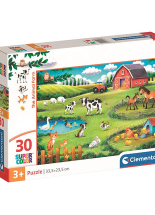 Állatos Farm 30 db-os puzzle Clementoni