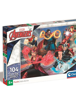 Bosszúállók Superpowers 104 db-os Glitter puzzle Clementoni