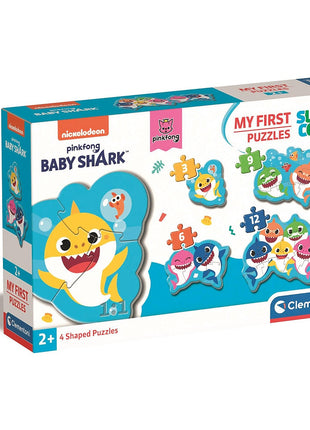 Baby Shark My First baba forma puzzle Clementoni