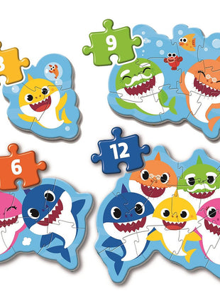Baby Shark My First baba forma puzzle Clementoni
