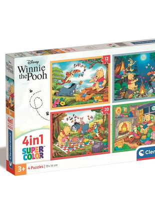 Disney Micimackó Fun Days Forever 4 az 1-ben puzzle Clementoni