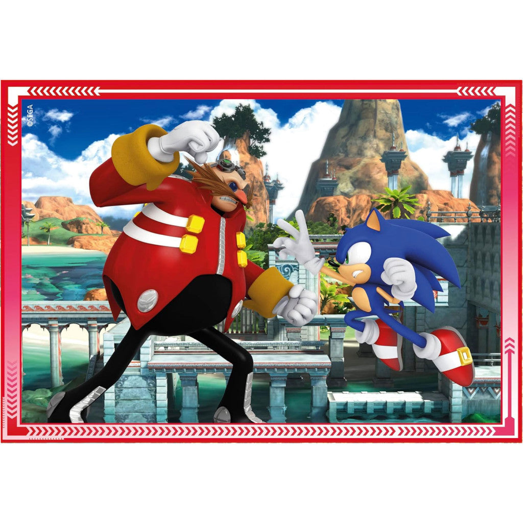 Sonic a sündisznó Save the Day 4 az 1-ben puzzle Clementoni