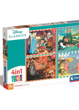 Disney Classics Tale 4 az 1-ben puzzle Clementoni