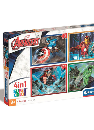 Bosszúállók Individuals 4 az 1-ben puzzle Clementoni