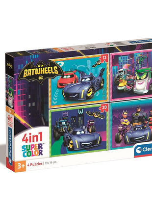 Batman Batwheels 4 az 1-ben puzzle Clementoni
