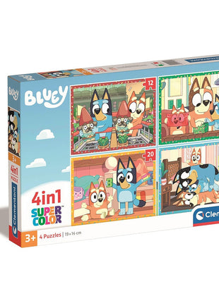 Bluey Play All Day 4 az 1-ben puzzle Clementoni