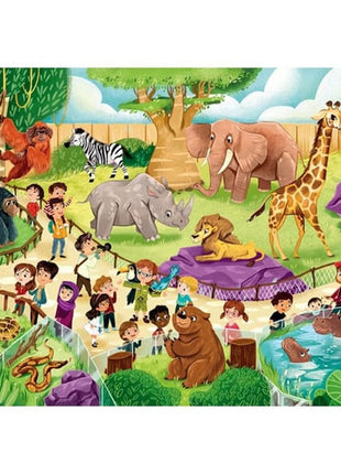 Állatos Zoo 2x60 db-os puzzle Clementoni