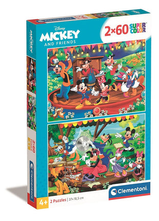 Disney Mickey Orchestra 2x60 db-os puzzle Clementoni