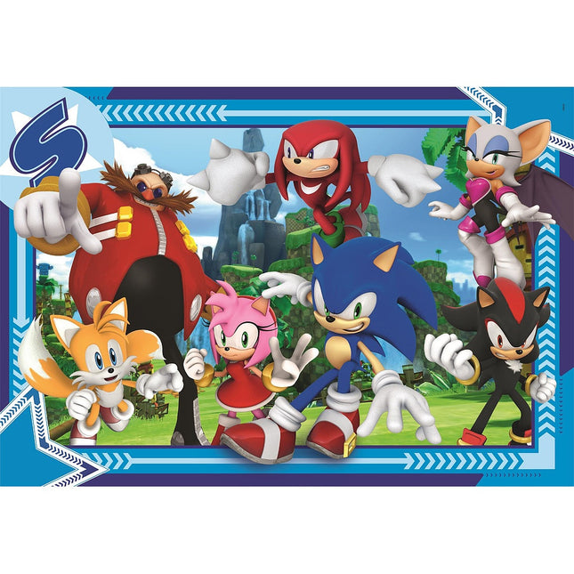 Sonic a sündisznó Crew 300 db-os puzzle Clementoni