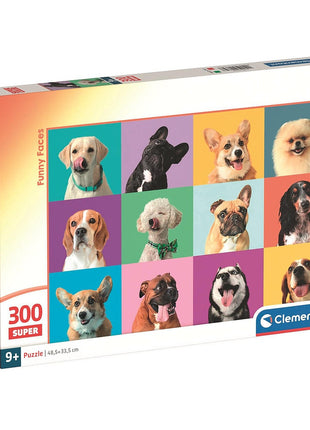 Állatos Funny Faces 300 db-os puzzle Clementoni