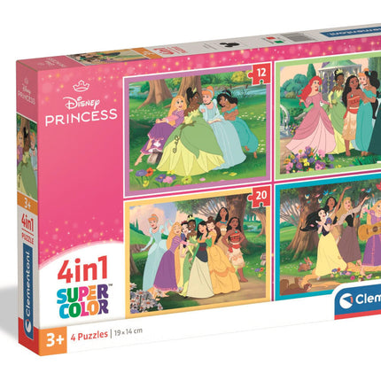 Disney Hercegnők Colloquy 4 az 1-ben puzzle Clementoni