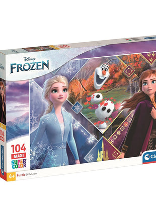 Disney Jégvarázs Winter Magic 104 db-os maxi puzzle Clementoni
