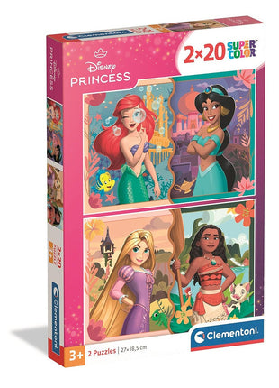 Disney Hercegnők Royal Journeys 2x20 db-os puzzle Clementoni