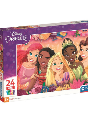 Disney Hercegnők Flower Frame 24 db-os maxi puzzle Clementoni