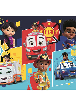 A Mentőosztag Heroes and Wheels 24 db-os maxi puzzle Clementoni