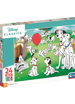 Disney 101 kiskutya Puppy Parade 24 db-os maxi puzzle Clementoni