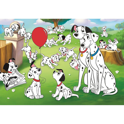 Disney 101 kiskutya Puppy Parade 24 db-os maxi puzzle Clementoni