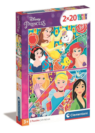 Disney Hercegnők Tales of Royal 2x20 db-os puzzle Clementoni