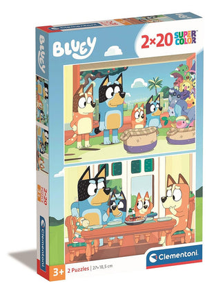 Bluey Family Time 2x20 db-os puzzle Clementoni