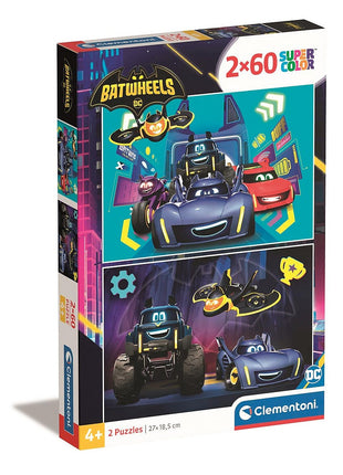 Batman Batwheels 2x60 db-os puzzle Clementoni