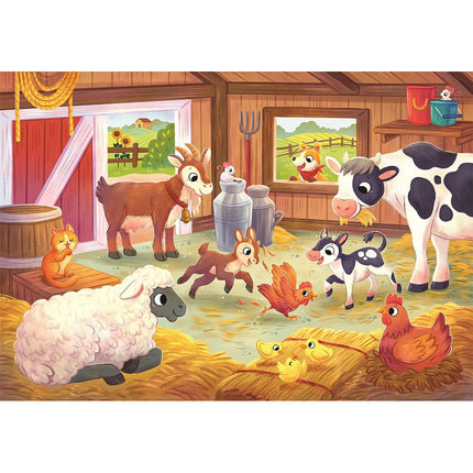 Farm Family 2x20 db-os puzzle Clementoni
