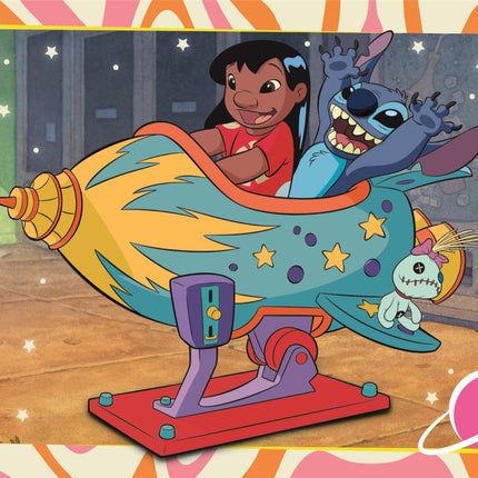 Disney Lilo és Stitch, A csillagkutya Galactic Vacation 2x60 db-os puzzle Clementoni