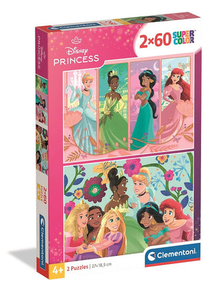 Disney Hercegnők Garden Party 2x60 db-os puzzle Clementoni