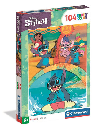 Disney Lilo és Stitch, A csillagkutya Island Vibes 104 db-os puzzle Clementoni
