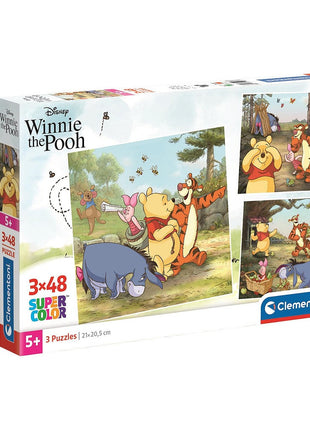Disney Micimackó Honey Tree 3x48 db-os puzzle Clementoni