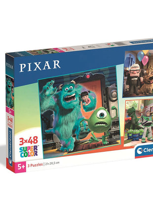 Disney Classics Pixar 3x48 db-os puzzle Clementoni