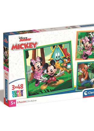 Disney Mickey Clubhouse 3x48 db-os puzzle Clementoni