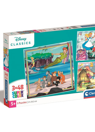 Disney Classics Everlasting 3x48 db-os puzzle Clementoni