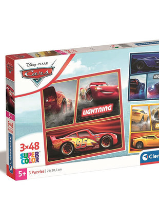 Disney Verdák Rivals 3x48 db-os puzzle Clementoni