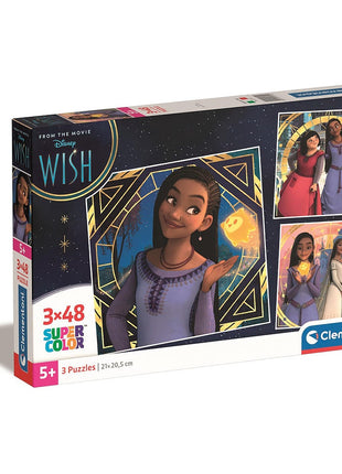 Disney Kívánság Mystic 3x48 db-os puzzle Clementoni