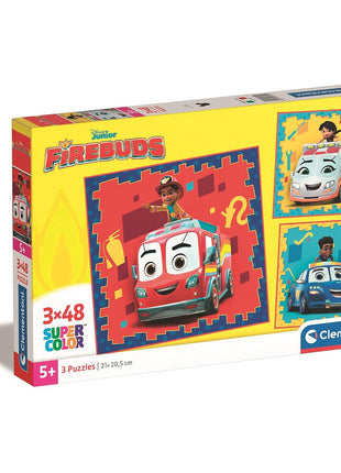 A Mentőosztag Emergency Vehicles 3x48 db-os puzzle Clementoni
