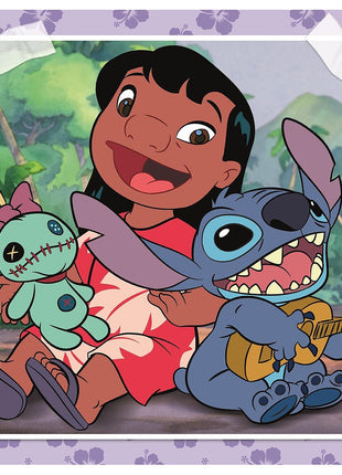 Disney Lilo és Stitch, A csillagkutya Playing the Guitar 3x48 db-os puzzle Clementoni