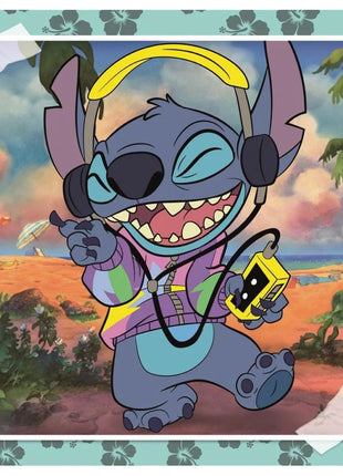 Disney Lilo és Stitch, A csillagkutya Playing the Guitar 3x48 db-os puzzle Clementoni