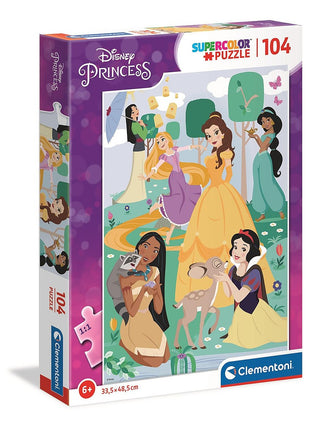Disney Hercegnők Animals 104 db-os puzzle Clementoni