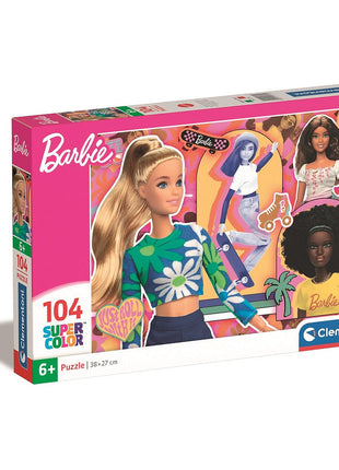 Barbie Skateboard 104 db-os puzzle Clementoni