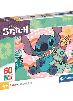 Disney Lilo és Stitch, A csillagkutya Scrump’s Day 60 db-os puzzle Clementoni