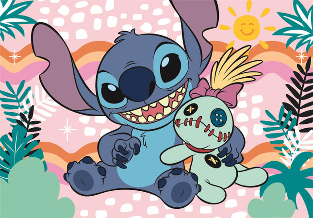 Disney Lilo és Stitch, A csillagkutya Scrump’s Day 60 db-os puzzle Clementoni