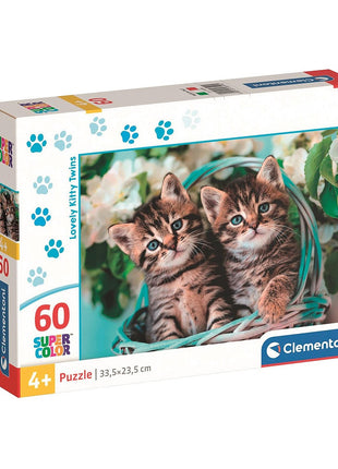 Cicás Lovely Twins 60 db-os puzzle Clementoni