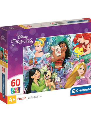 Disney Hercegnők Little Friends 60 db-os puzzle Clementoni